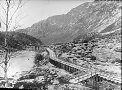 Plankerenne u jezera Liljevatnet