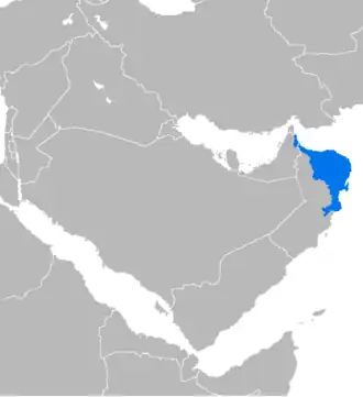 Mapa rozšíření jazyka