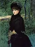 Édouard Manet: Promenáda, paní Gambyová, 1880