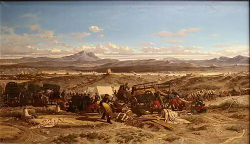 Založení tábora - poledne