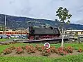 Lokomotiva 77.244 na pomníku v Lienzu