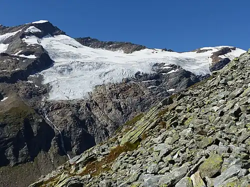 Östliche Simonyspitze a ledovec Maurerkees