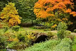 Korytem Prunéřovského potoka vede hranice mezi Místem a bývalým Úbočím