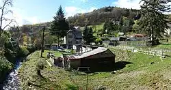 Malodolský potok protékající Údolíčkem