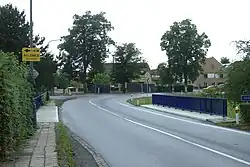 Most přes řeku Tepličku v Újezdu