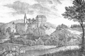 Zámek Úsov v roce 1834