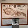 Úvod expozice Vojenská geografie v Dobrušce