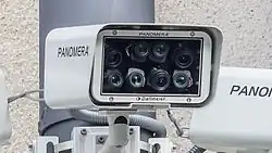 Bezpečnostní kamera Panomera používá pevně zaostřený objektiv