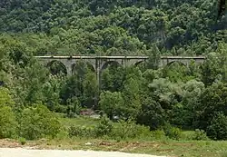 Železniční most na trati Bělehrad–Bar