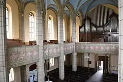 Evangelický kostel, interiér