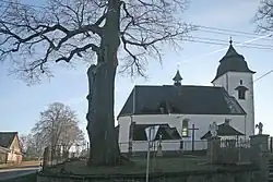 kostel Nanebevzetí Panny Marie v Číhošti