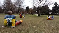 Odpočívající sportovci