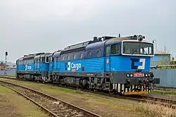 Dvojice lokomotiv řady 750