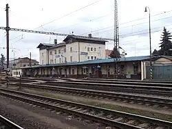 Výpravní budova nymburského nádraží