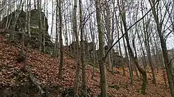 Čertovy kazatelny (tři části)