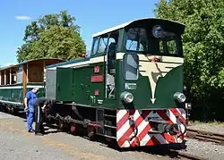 Lokomotiva TU 38.001 v Osoblaze