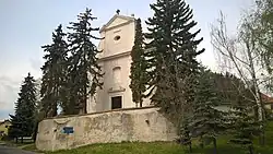 Průčelí kostela sv. Havla