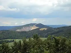 částečně odtěžená Čebínka