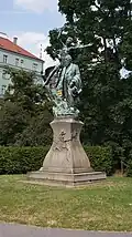Jan Štursa – Čechův pomník v Čechových sadech (1918-24)