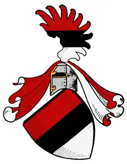 Prostý rodový erb Čechovských z Čechovic