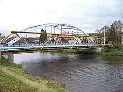 Potrubní a silniční most přes Jizeru