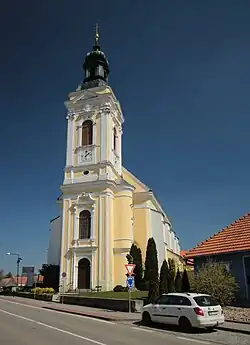 Čejkovický kostel svaté Kunhuty