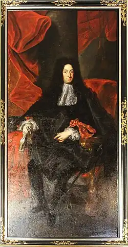 Portrét Tomáše Zachea Černína od Filipa Christiana Bentuma