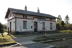 Staniční budova v Černousích