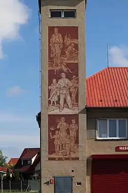 Sgrafito, Nádražní č.p. 19, Červenka