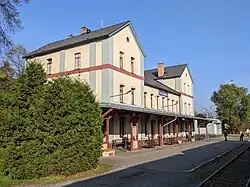 Současná podoba nádražní budovy