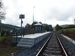 Pohled na zastávku od severu