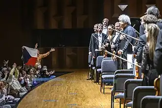 Koncert v ósacké Symphony Hall