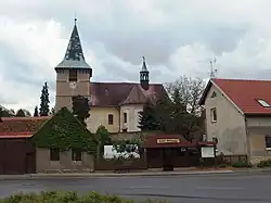 Farní kostel sv. Jakuba Staršího v Českých Heřmanicích.