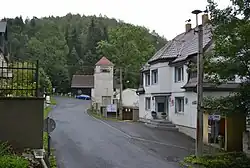 centrum obce s obecním úřadem