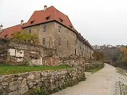 Český Krumlov, ulice Náplavka (2011)