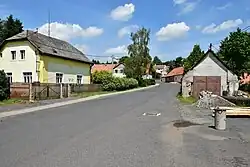 severní část návsi