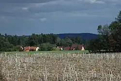 Pohled na vesnici od Čistce