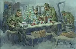 Štědrý večer v kasárnách