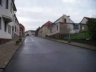 Od Šenovské x Na Štamberku směrem k Ďáblické