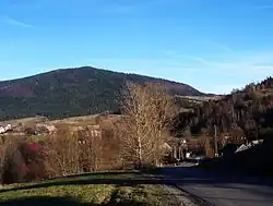 Hora Lopień (967 m.) v Ostrovních Beskydech