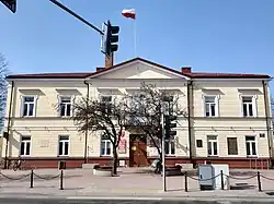 Budova městského úřadu a okresního úřadu v Łukówě