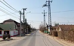 Hlavní ulice v Őrbottyánu