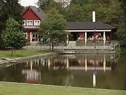 rybník Jureček s výletní restaurací