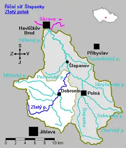 Povodí Zlatého potoka