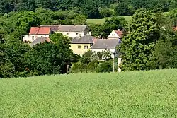 Jižní část vesnice