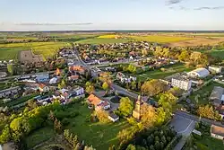 Vesnice Ślesin v gmině Nakło