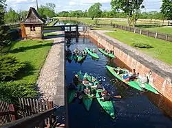 Augustowský vodní kanál (zdymadlo Dębowo)