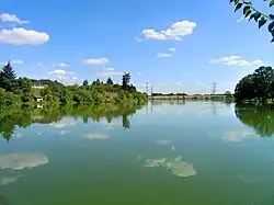 Šeberák z hráze v roce 2008