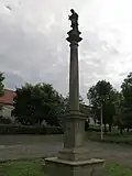 Široké Třebčice, socha svatého Jana Nepomuckého.jpg
