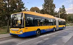 Trolejbus Škoda 35Tr z roku 2020 ve Zlíně